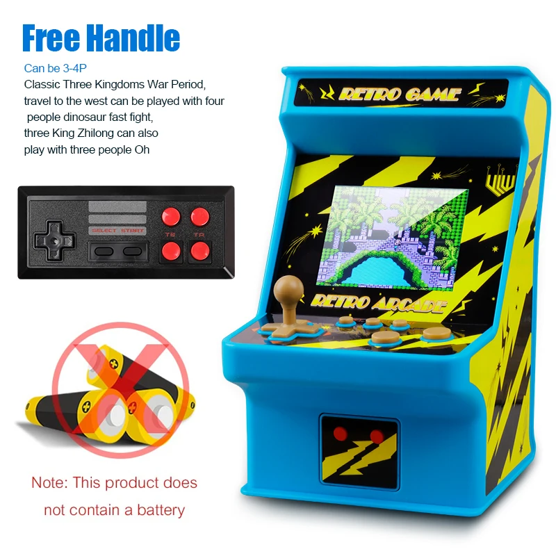 Двух игроков Ретро аркадная игра bittboy игры 8-битный игровой автомат Встроенный 256 игровая консоль мини Портативный портативная игровая приставка в подарок для детей игрушки