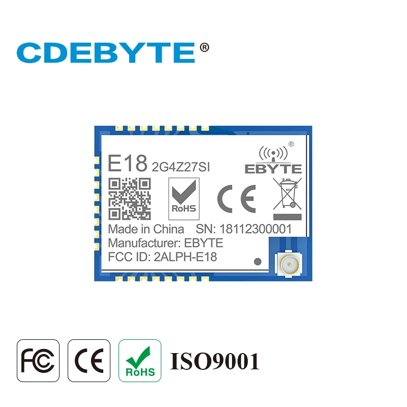 E18 2G4Z27SI Zigbee CC2530 PA CC2592 2 4 ГГц 500 МВт IoT uhf беспроводной трансивер 27 дБм модуль