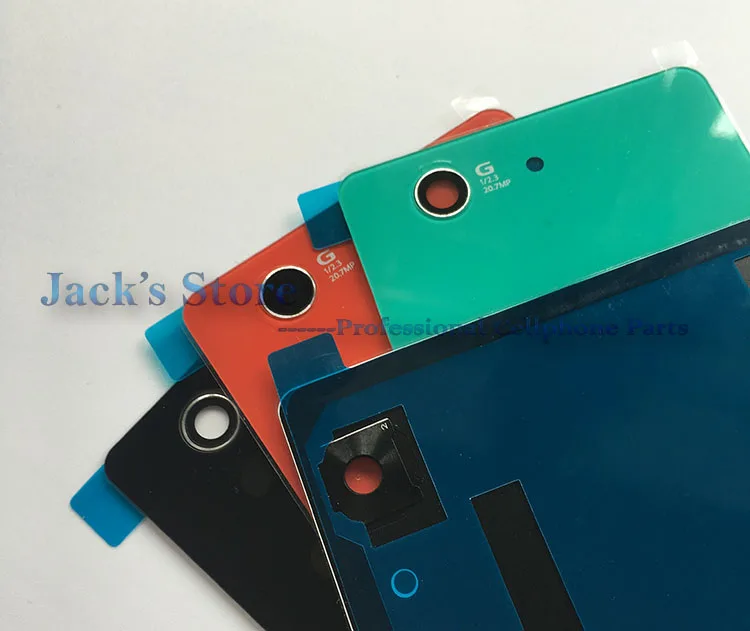 Для Sony Xperia Z3 Compact D5803 D5833 задняя Стекло Батарея крышка дверца батарейного Корпус