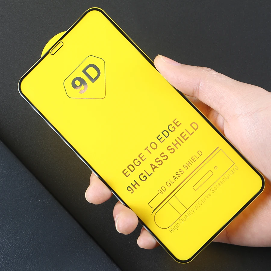 25 шт. 9D полный клей изогнутое закаленное стекло для iPhone 11 Pro Полный экран протектор стекло для iPhone XS XR защитная пленка