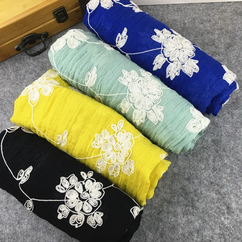 Женские хлопковые шарфы и шали модный дизайн мусульманский хиджаб бандана