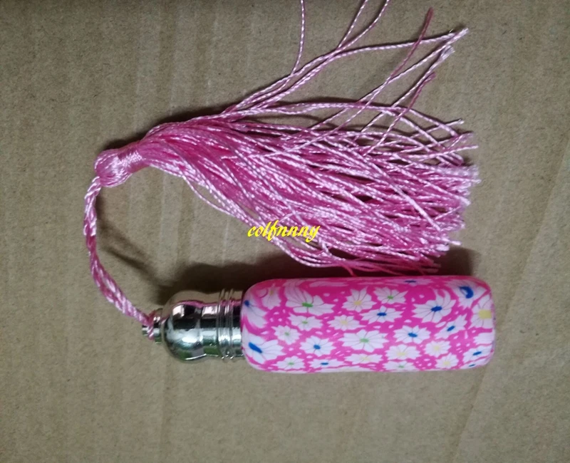 800 шт. / лот 10 мл флаконы для духов с шариком для нанесения, флаконы из полимерной глины, пустые контейнеры для эфирных масел.