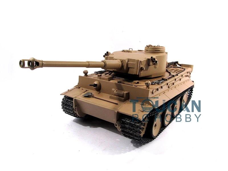 100% металлический Mato 1/16 Tiger I RC RTR Танк модель BB стрельба пеллет желтый 1220 TH00645|tiger