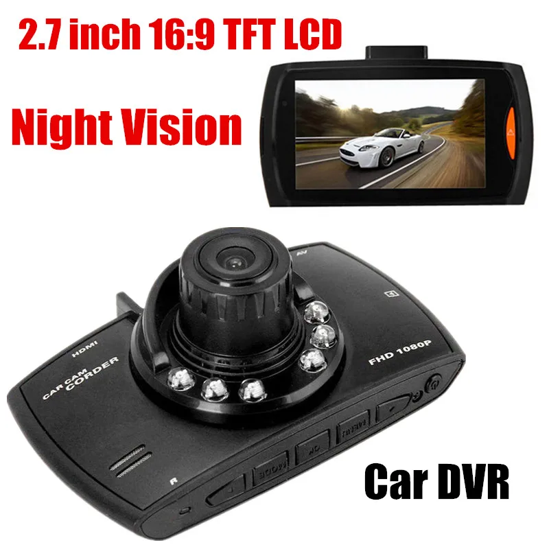 Горячая 120 градусов широкоугольный 2 7 дюймов Автомобильный видеорегистратор