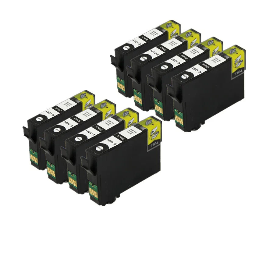 8BK Для epson T1281 совместимый чернильный картридж для принтера epson Stylus S22 SX125 SX130 SX230 SX235W SX420W SX425W SX430W SX435W принтер - Цвет: 8BK
