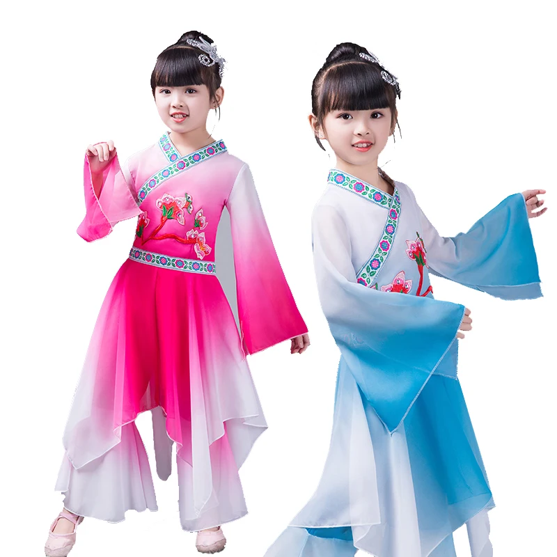 Новый стиль в китайском стиле Детские Классические танцевальные костюмы Hmong