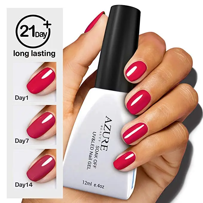 Гель-лак для ногтей Azure Beauty 7 шт./лот Базовое покрытие клея + верхнее набор