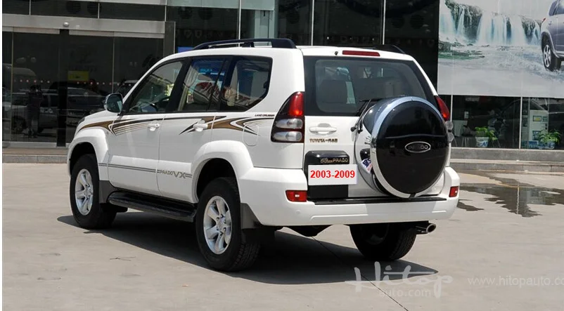 Верхний багажник на крышу/рейка на крышу для Toyota Land Cruiser PRADO GRJ120 RZJ120 FJ120 FJ 120 UZJ120 LC120 KZJ120 мощный подлинный, 2003-2009