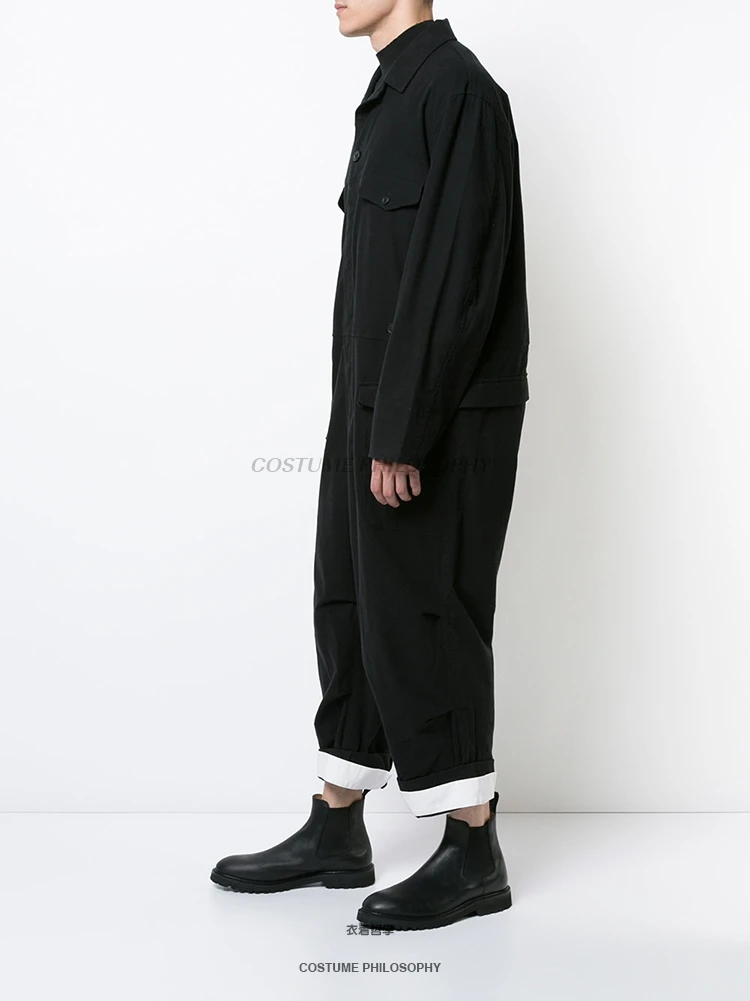

27-44!!! 2018 Original design of men's casual pants in the 2018 and thickening woolen jumpsuit clothing.