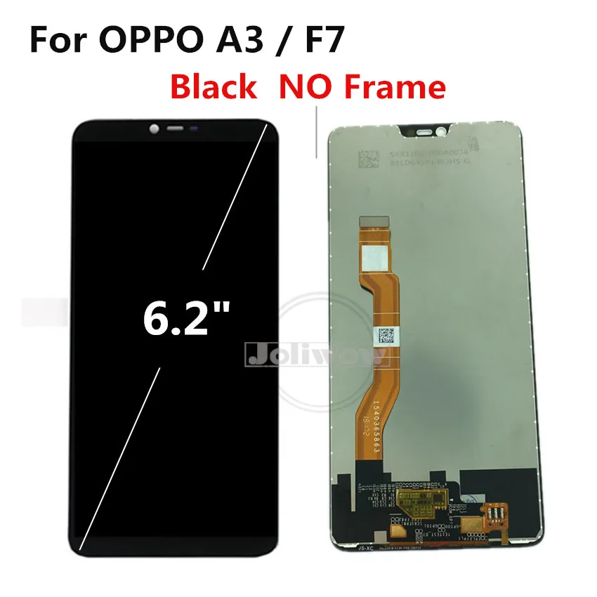 F7 ЖК-дисплей для OPPO A3 полный + сенсорный экран с рамкой дигитайзер в сборе