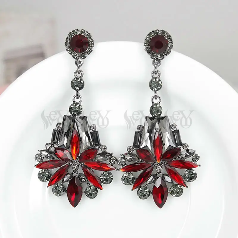 Женские длинные серьги кристалл VEYO роскошные высокого качества|jewelry making earring|jewelry