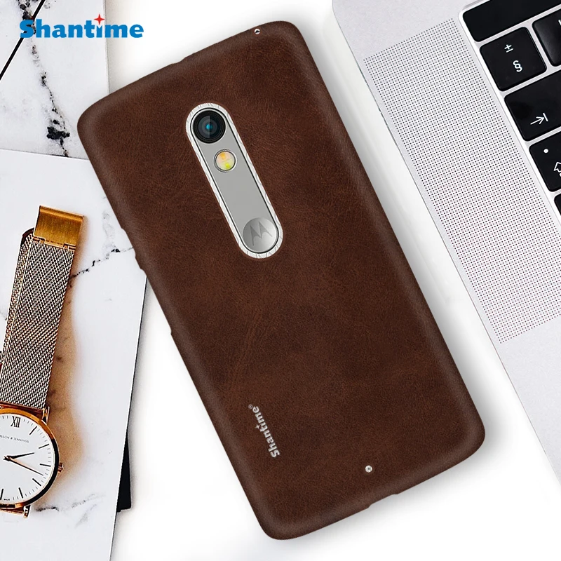 Лидер продаж роскошный Винтажный чехол из искусственной кожи для Motorola Moto X Play