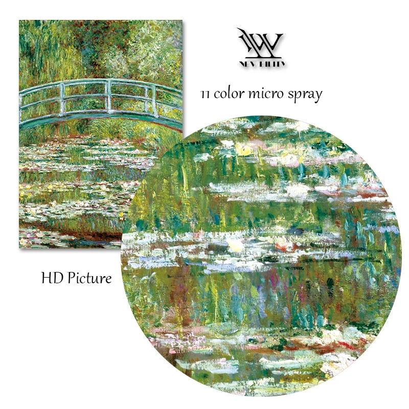 Постеры и принты Monet Настенная картина с изображением цветов весенний пейзаж