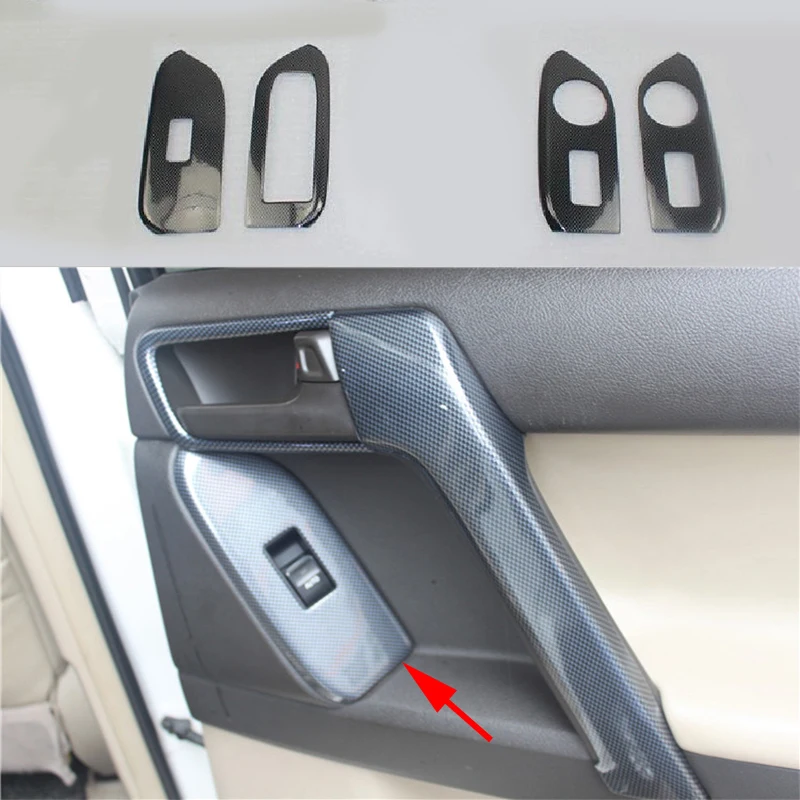 Автомобильные аксессуары для Toyota Prado FJ150 2010-2016 4 дверных ручки колонки оконные