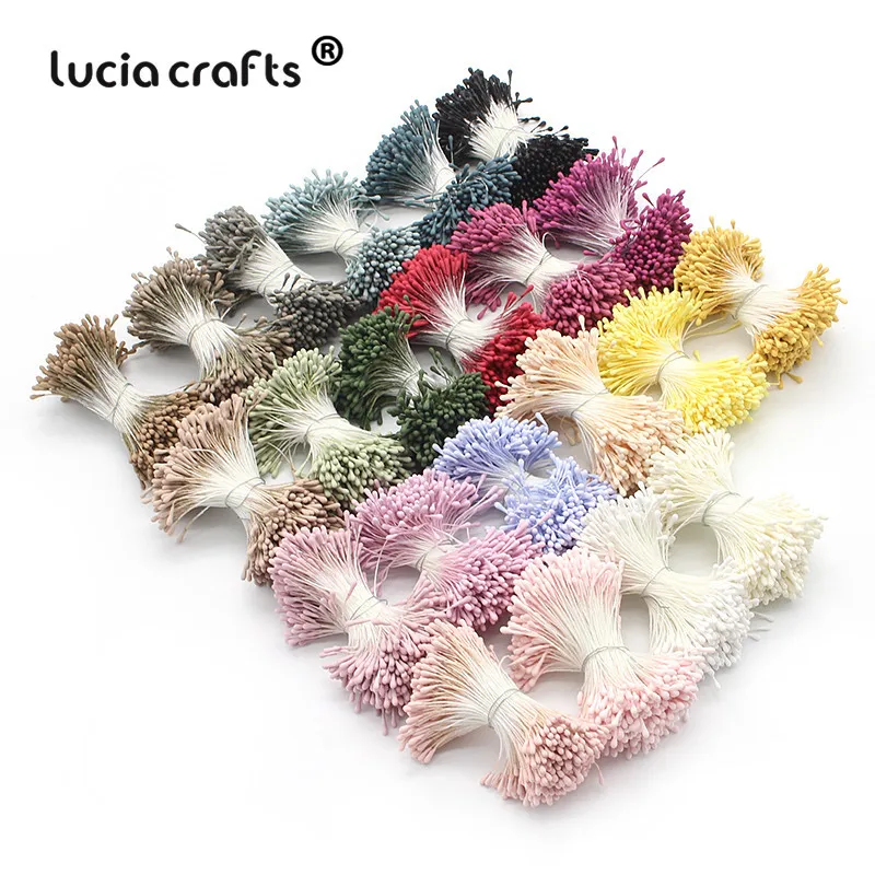 Lucia crafts 1 мм много вариантов Искусственные цветы тычинки ручной работы для свадебной вечеринки украшения дома DIY Аксессуары D0401