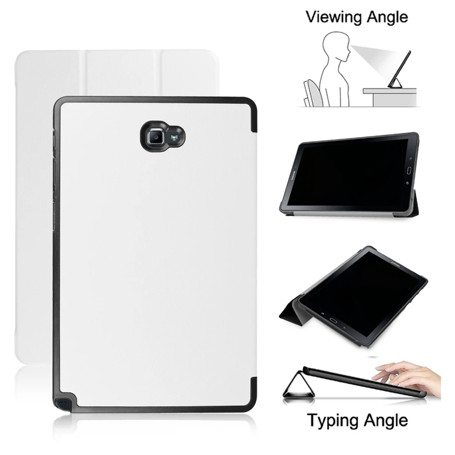 Складной флип чехол из искусственной кожи для Samsung GALAXY Tab A с S Pen P580 P585 P580N 10 1