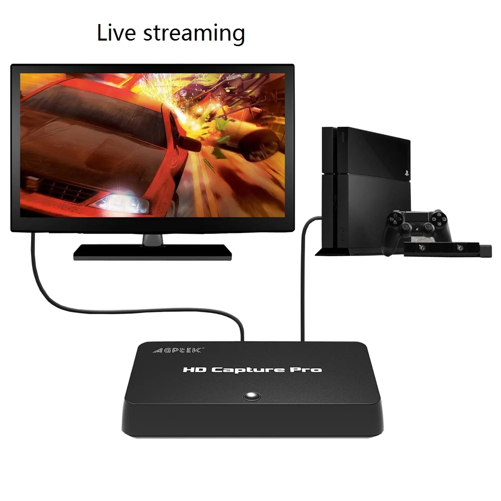 Карта видеозахвата HDMI/Ypbpr воспроизведение входов в реальном времени потоковое