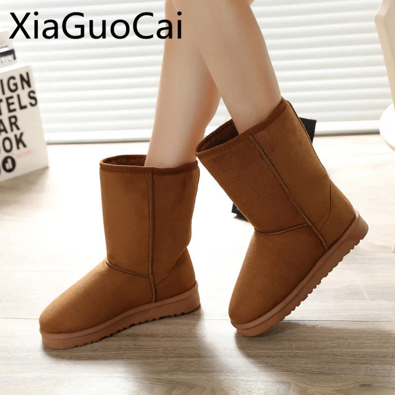 Зимние классические Женские зимние ботинки теплая обувь Утепленные