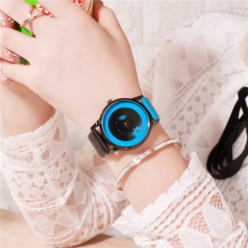 blue Простые наручные часы девушки часы для детей подарок для девочек часы Дети Кварцевые наручные часы для мальчиков и девочек детские часы Relogio Infantil - Цвет: blue