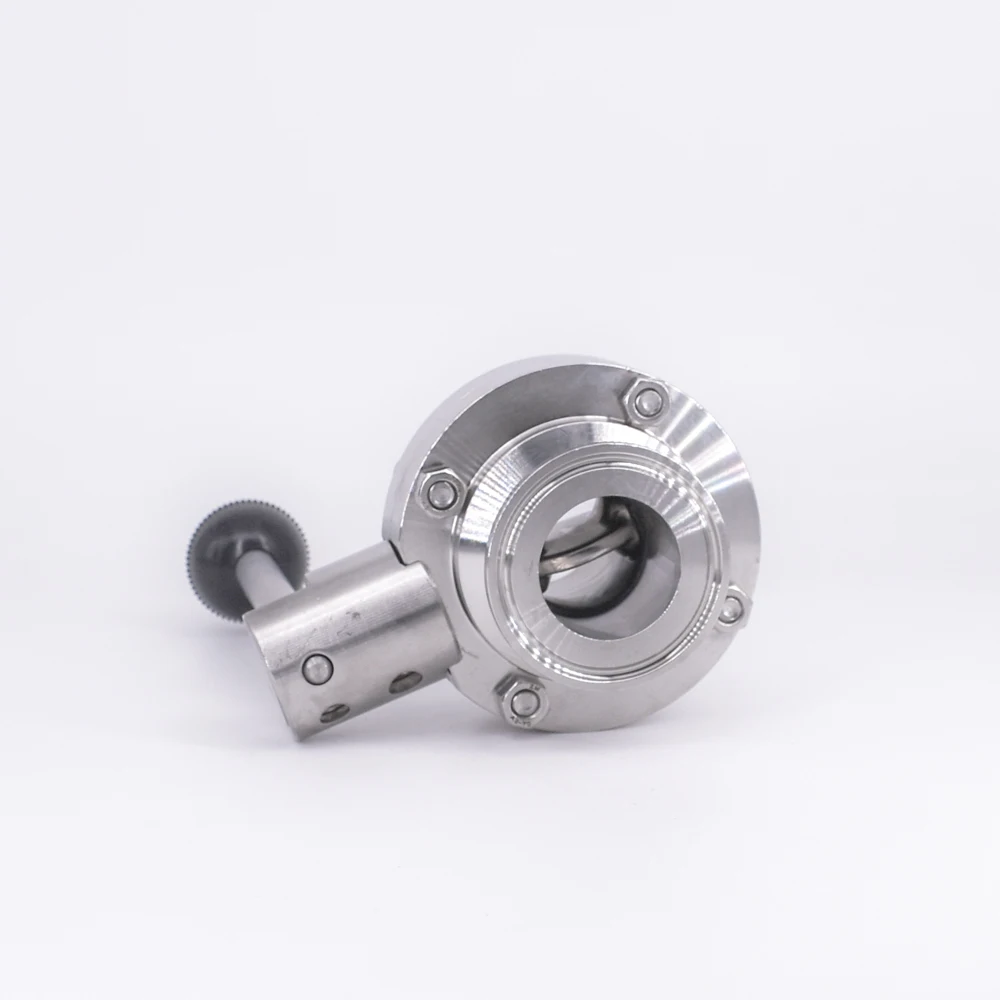 Фото Подходит для труб 32 мм 1-1/4 "OD x 1 5" трехзажимной санитарный клапан контроля Подходит для труб 32 мм 1-1/4 "OD x 1 5" трехзажимной санитарный клапан контроля