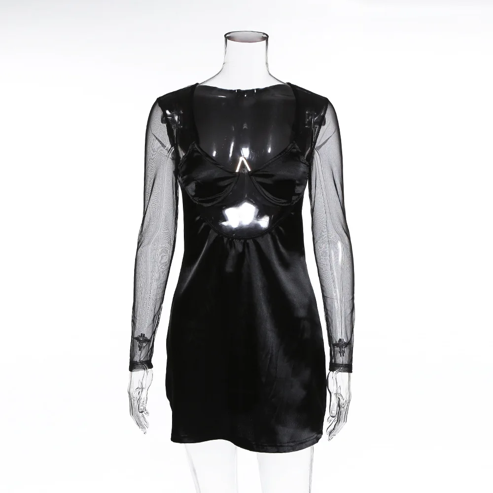 Женское вечернее платье элегантное блестящее для ночного клуба с золотыми