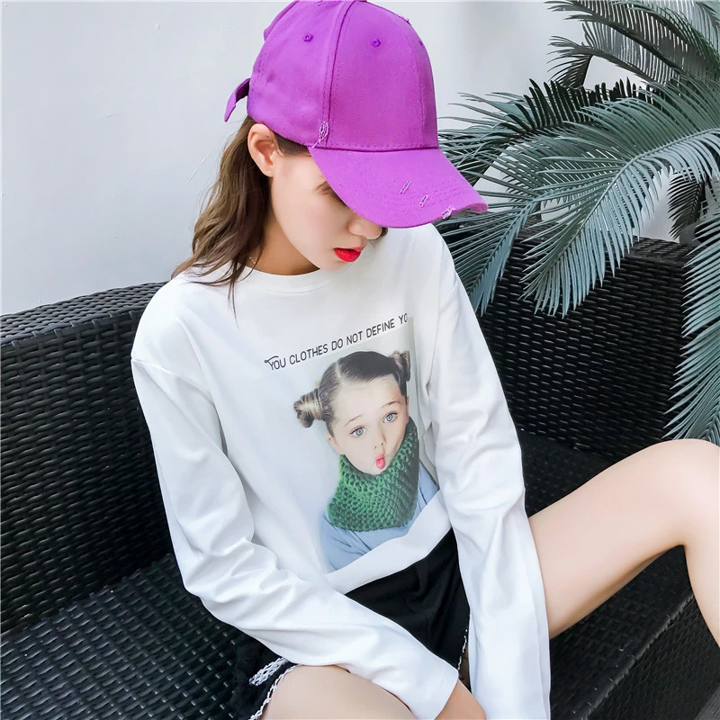 Новинка 2018 года осенний женский свитер в Корейском стиле Свободный пуловер с