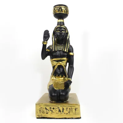 Египетские подсвечники Статуэтки из смолы Anubis Сфинкс декоративный подсвечник