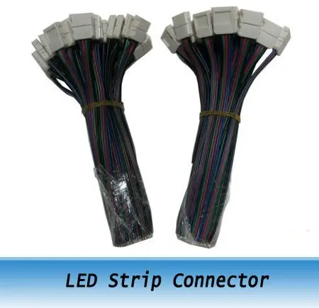 

No-needed soldering connector for SMD5050 LED RGB strip lights 100pcs