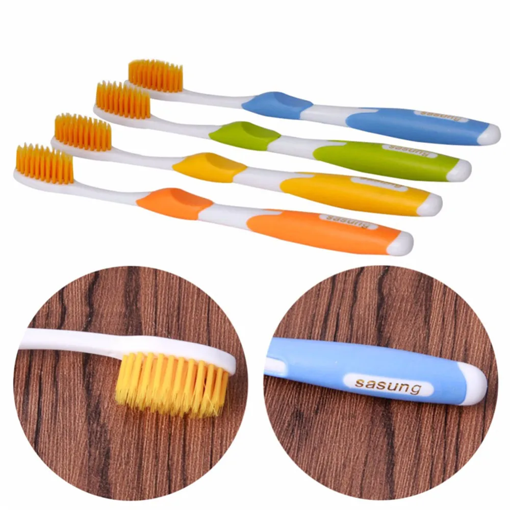 4 шт. мягкие зубные щётки для взрослых|Зубные щетки| |