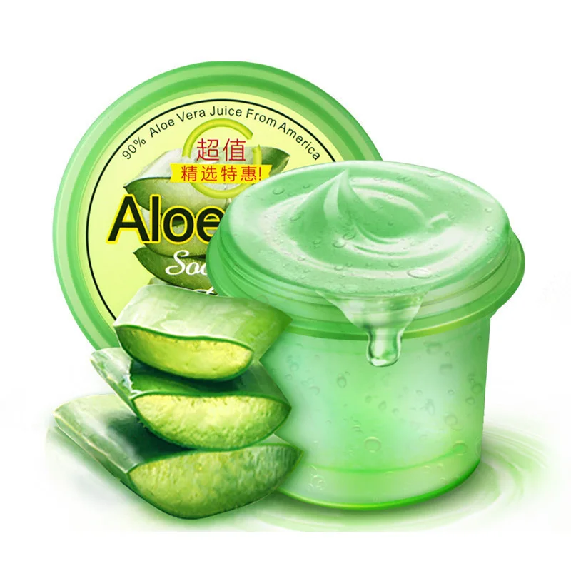 Aloe Vera Gel 120g Шрам удаления прыщей уход за кожей выбоина отбеливающий увлажняющий