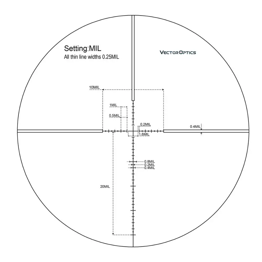 Векторный оптический прицел Veyron FFP 3 12x44 ультракомпактный пневматический