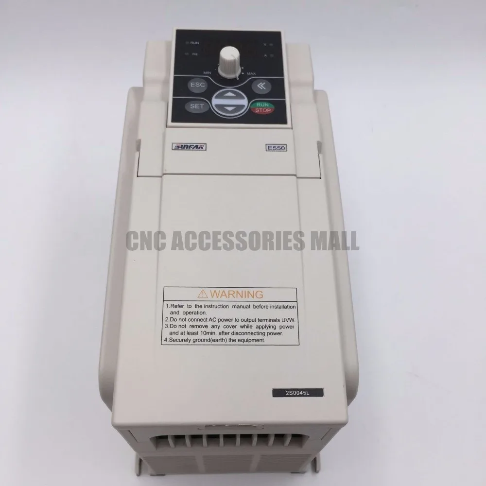 

E550-2S0045L Brand 4.5KW E550 AC220V CNC Router Frequency Inverter