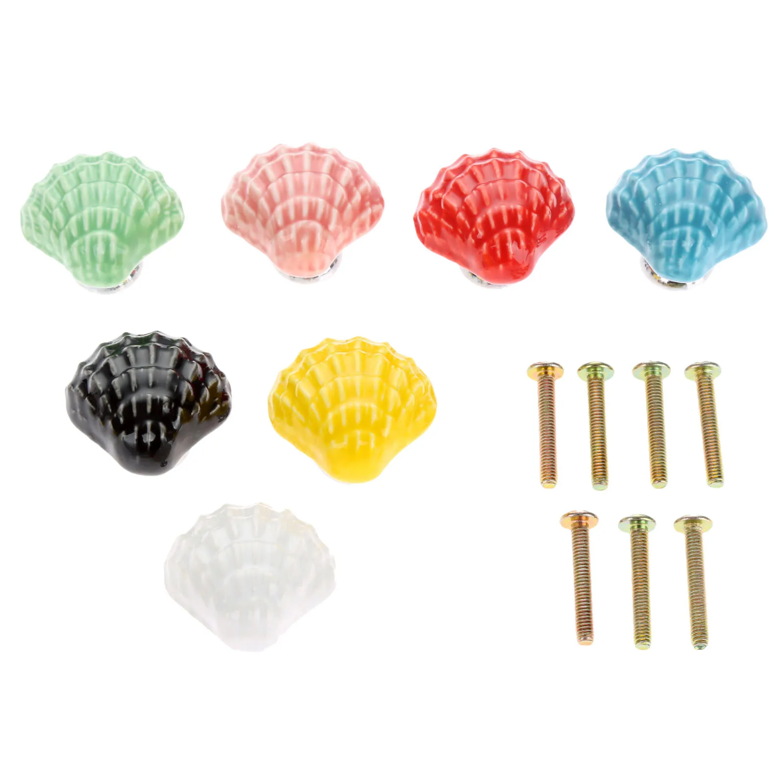 7 шт./лот Античная дверная ручка мебельные ручки оболочка винтажные для шкафа и