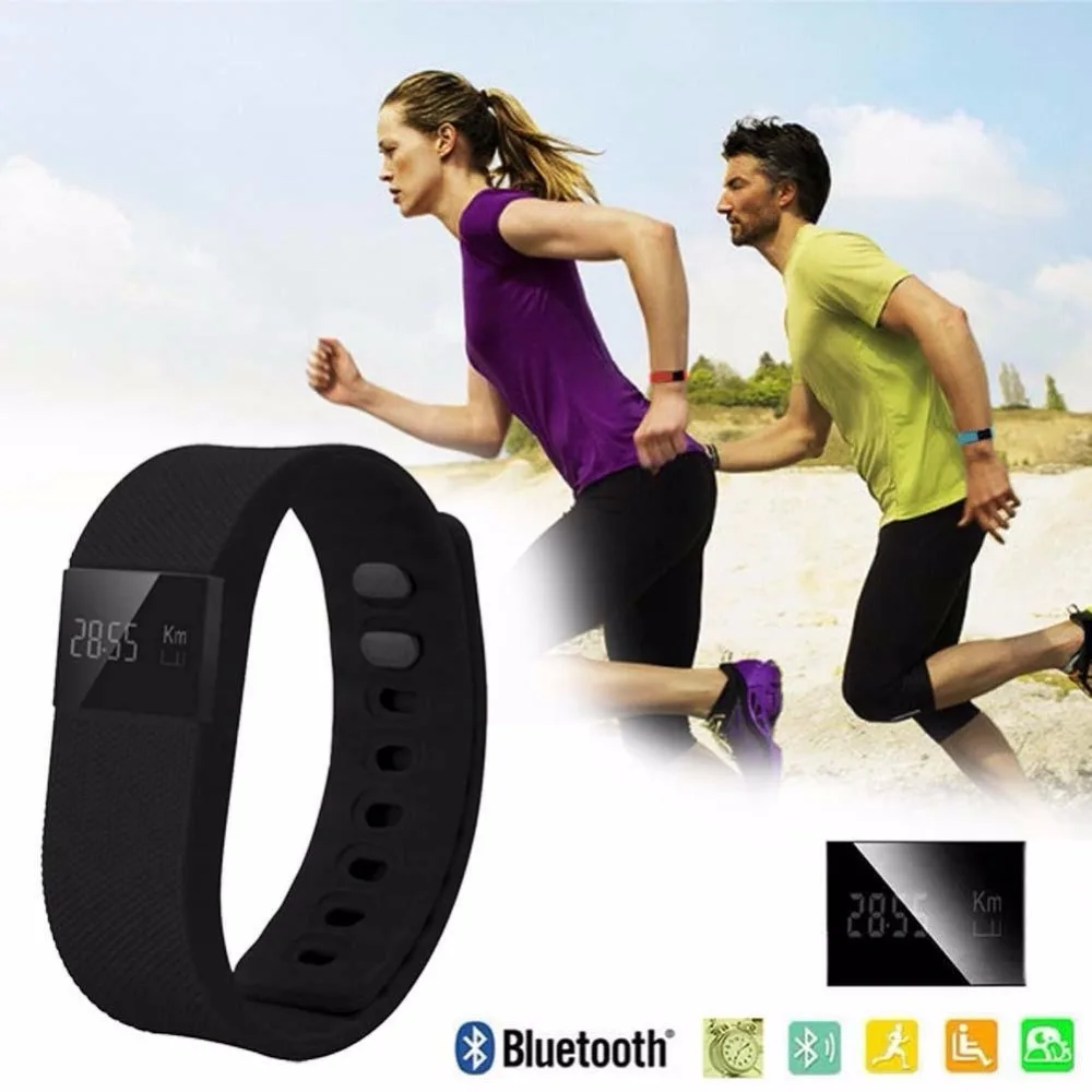 Бесплатная доставка TW64 Bluetooth 4.0 SmartWatch стильный интеллектуальные SmartBand шагомер