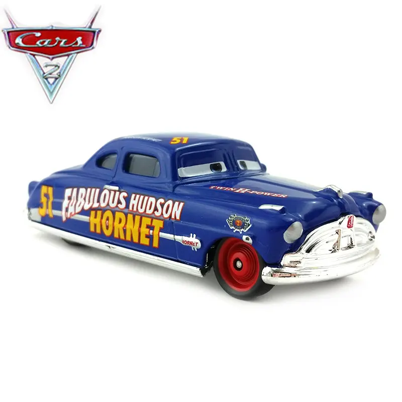 Все стили disney Cars 2 doc Hudson и Blue mack truck 1:55 масштабная модель полученная литьем под давлением металлический сплав коллекция автомобилей для детей Подарки