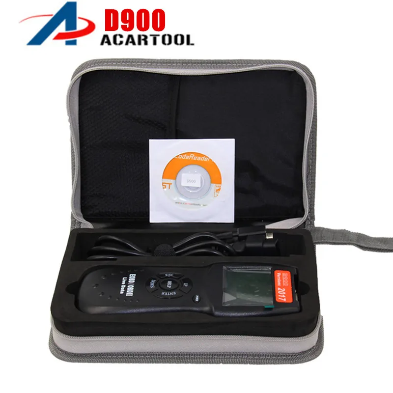 

2019 Best Universal D900 2017.6V Diagnostic Scanner Nylon Bag Universal OBD2 EOBD CAN Fault Code Reader Scanner For Most Car