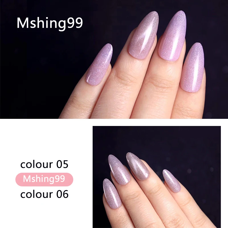 Гель -лак MSHING99 для ногтей блестящий УФ-Гель-лак 8 мл УФ-гель | Красота и здоровье