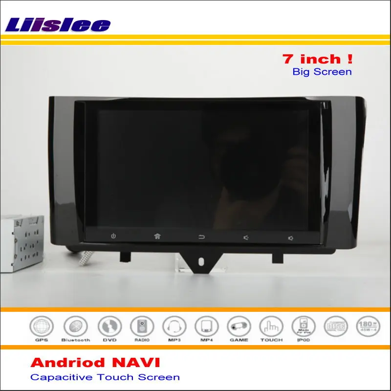 Liislee автомобильный Android gps NAV NAVI навигационная система для Smart Fortwo 2012~ Радио Аудио Видео Мультимедиа(без CD DVD плеера