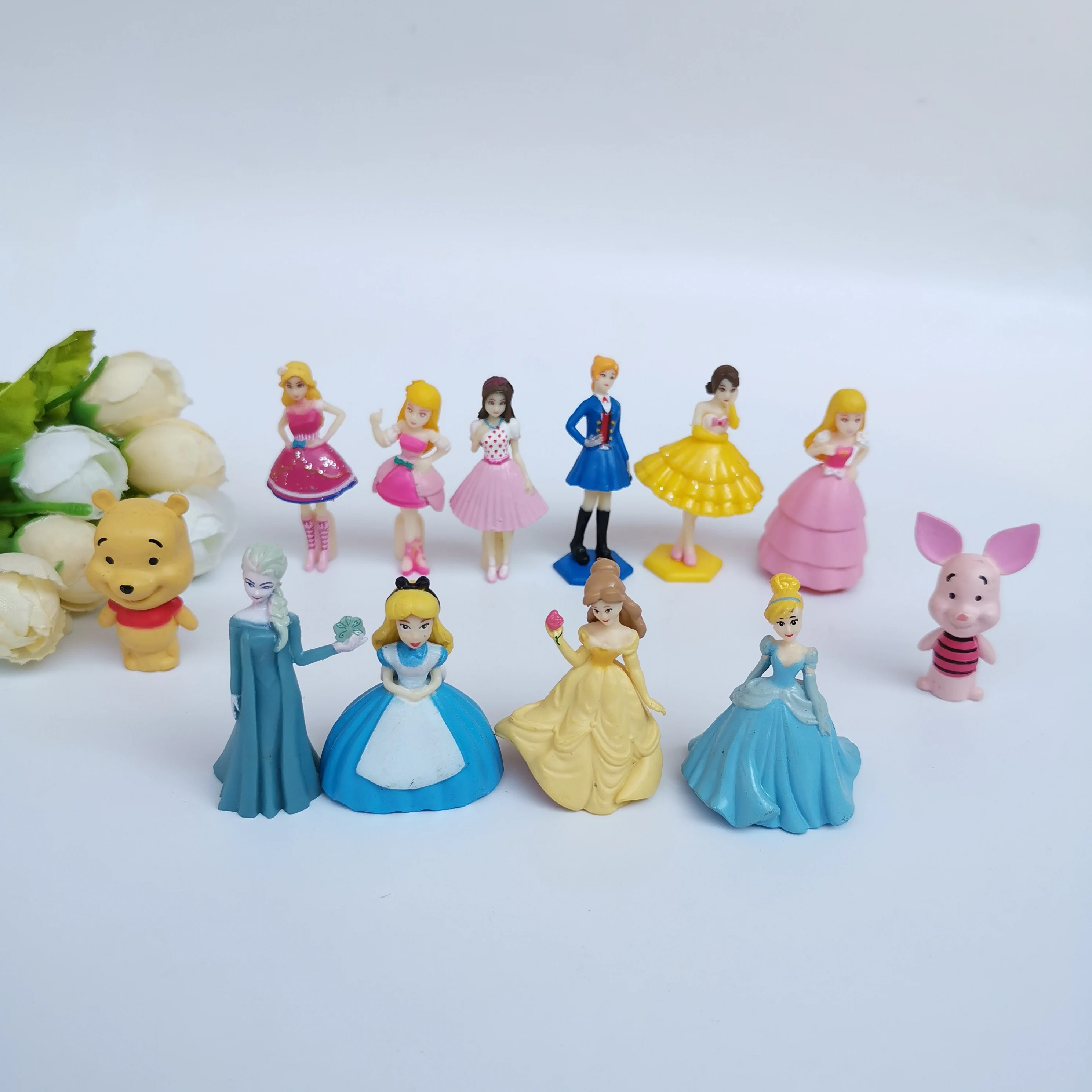 Новое поступление 100 шт./лот мишка и поросенок разные фигурки|Игровые фигурки