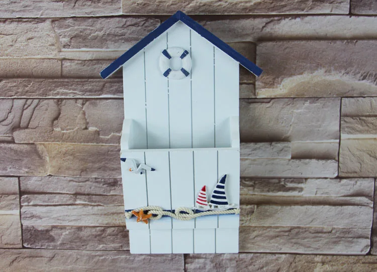 Деревянная настенная полка в средиземноморском стиле|decorative wall shelves wood|box shippingbox |