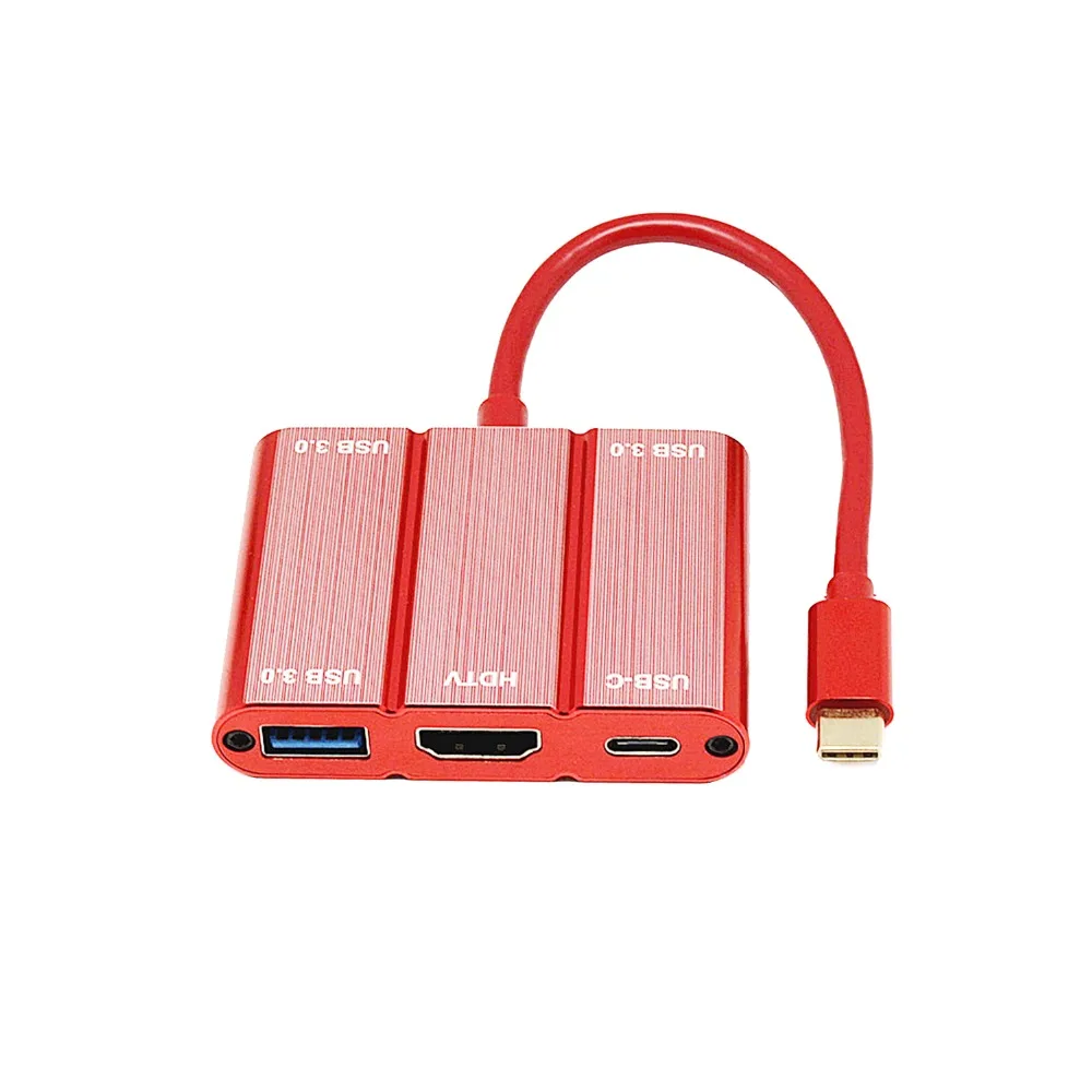 YMY 5 в 1 USB C адаптер usb type-C концентратор к 4K HDMI USB3.0 и USB C зарядка PD Совместимость для Apple MacBook Pro, Dell XPS и т. Д