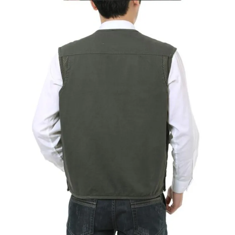 Топ-бренд летняя мужская спортивная одежда для альпинизма хлопковый карго жилет