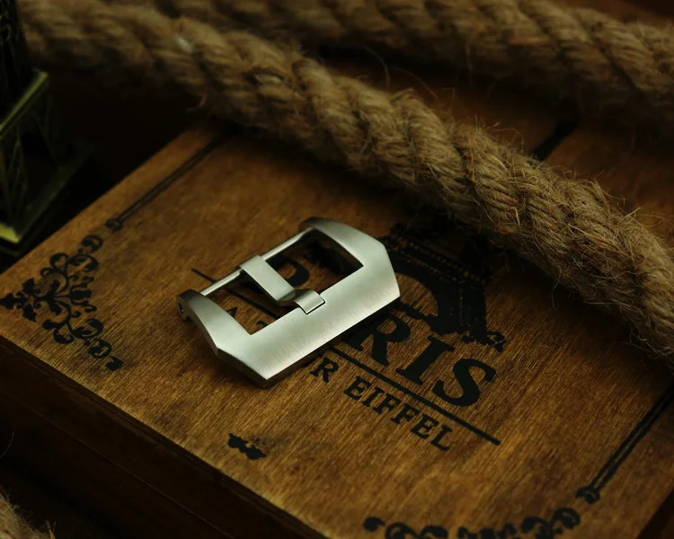 MAIKES высококачественная матовая застежка для часов из нержавеющей стали 316L 24 мм