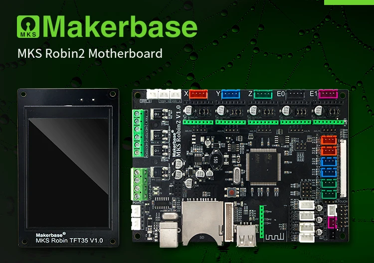Плата управления 3d-принтером MKS Robin2 V1.0 материнская плата STM32 с открытым исходным кодом аппаратное обновление MKS Robin