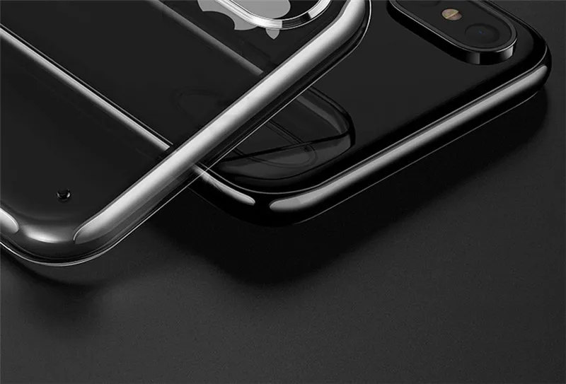 Ультратонкий Прозрачный мягкий чехол из ТПУ для iPhone X, XR, XS, Max, 5, 5S, SE, прозрачный силиконовый чехол для iPhone 8, 7, 6, 6S Plus, чехол s