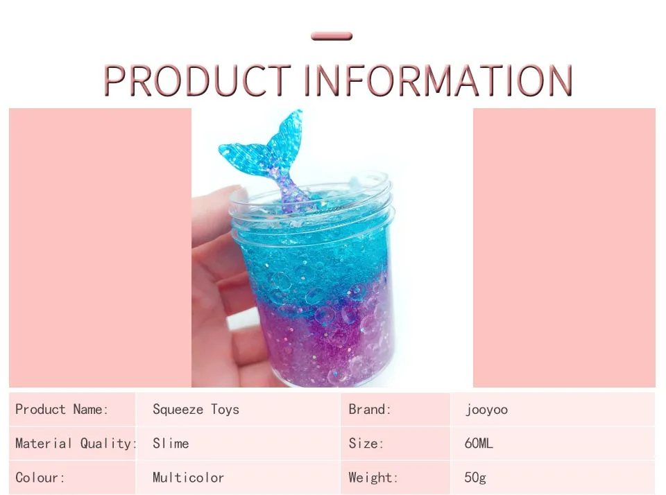 60ML Ocean Dolphin Mixing Cloud Slime Putty Scented Stress Kids Clay Toy Slime Fluffy Slime Squeeze Toy