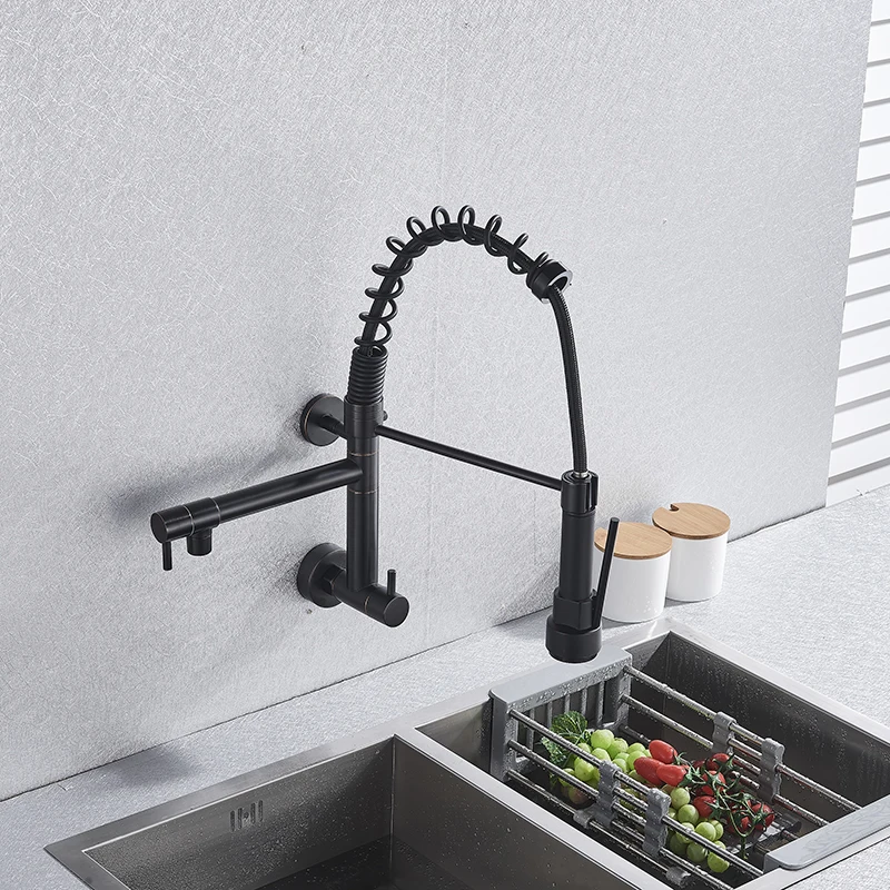 Настенный весенний кухонный кран для холодной воды Torneira da Cozinha, поворотный кран на 360 градусов, кухонный смеситель