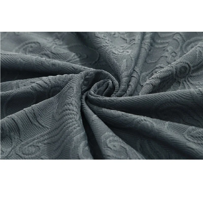 Плотный чехол для дивана с принтом вязаный жаккардовый тянущийся тканевый