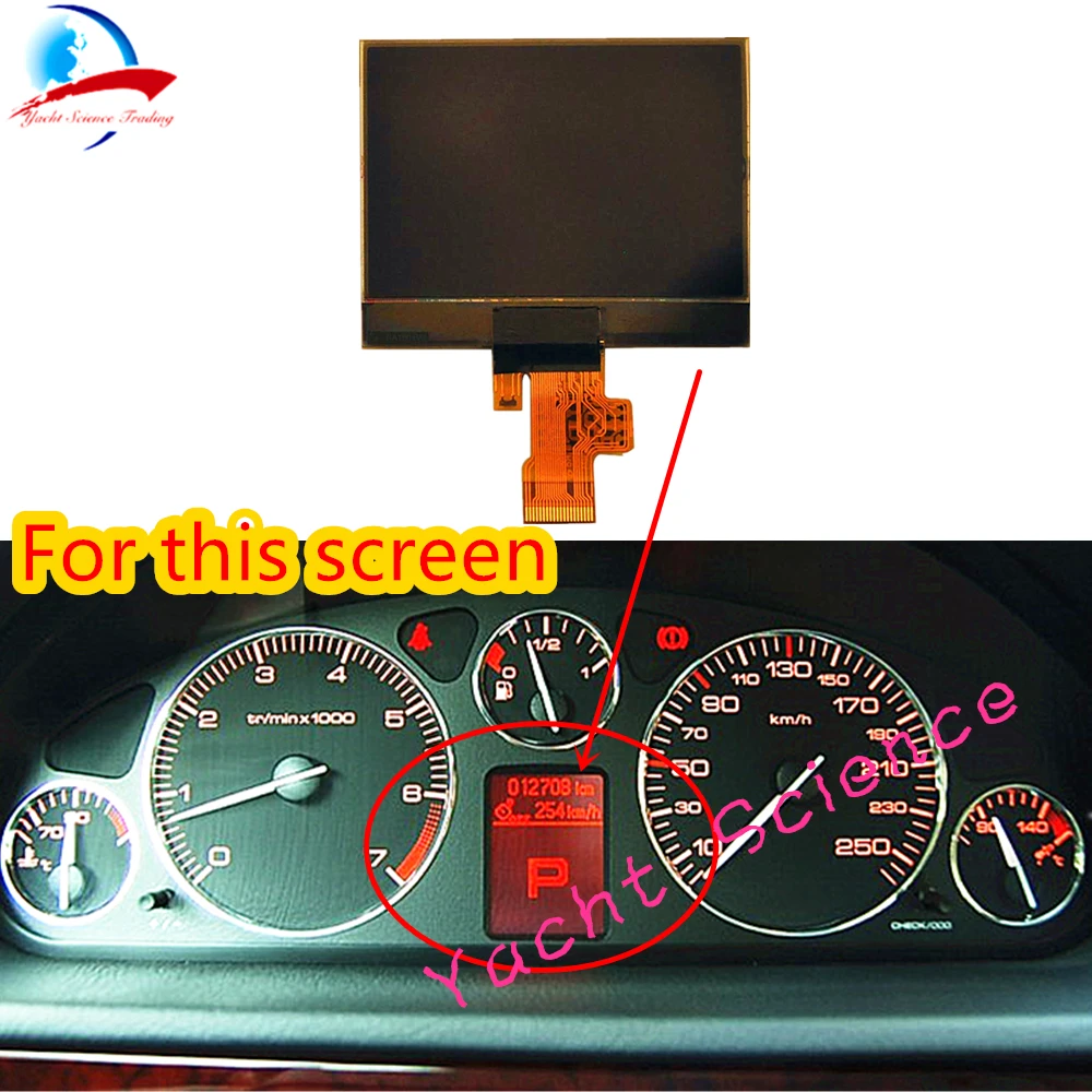 Запасной автомобильный ЖК-экран для peugeot 407 407SW Coupe VDO панель приборов A2C53119649