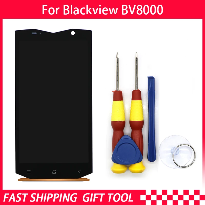 100% Оригинальный Blackview BV8000 Pro ЖК дисплей Дисплей + сенсорный экран Экран в сборе для